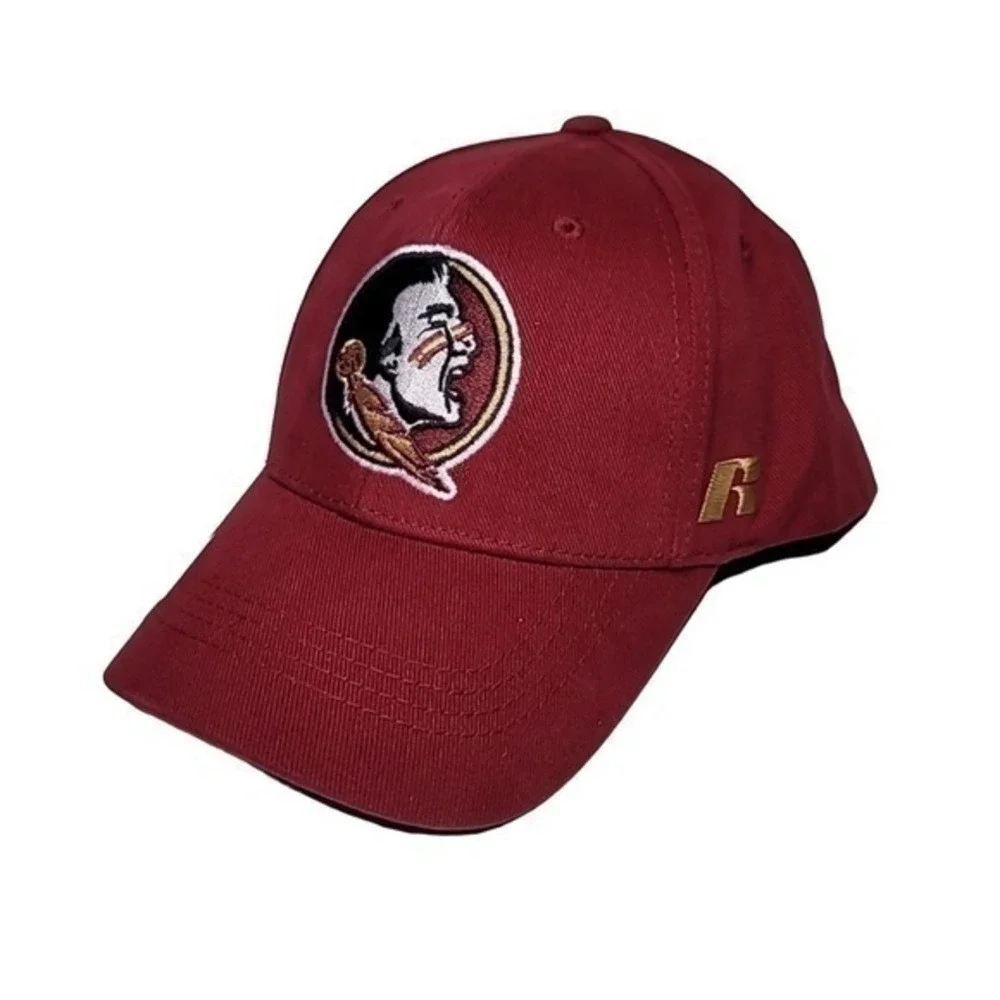 Florida State Hat Cap‎ Seminoles NCAA Garnet Gold Black Strapback Adjustable NEW
